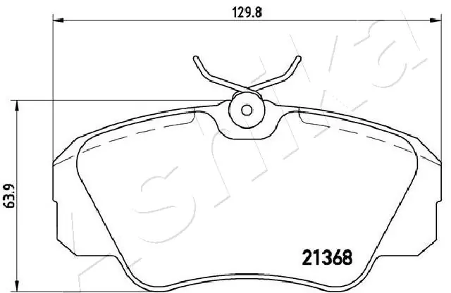  Klocki hamulcowe przednie tarczowe Opel Senator 