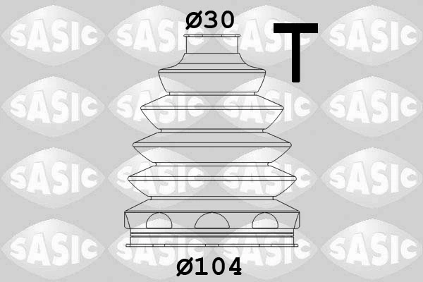 Osłona przegubu homokinetycznego półosi przedniej zewnętrzna do Ford Transit VI V347/8