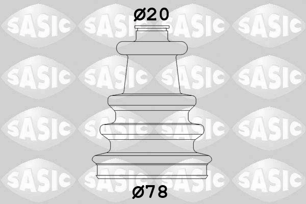7701455096 Renault (RVI) Osłona przegubu homokinetycznego półosi przedniej zewnętrzna