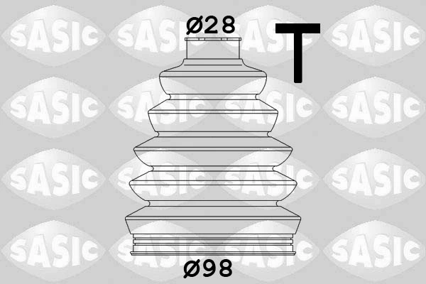 Osłona przegubu homokinetycznego półosi przedniej zewnętrzna do Audi A6 C6 4F2