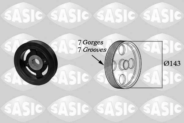 Koło pasowe wału korbowego do Toyota Camry V V30
