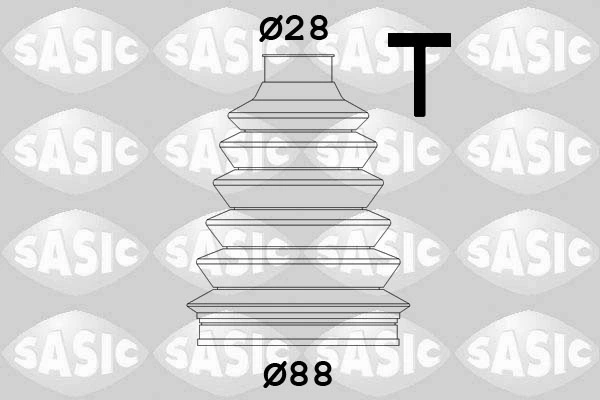 Osłona przegubu homokinetycznego półosi przedniej zewnętrzna do Renault Laguna I B56, 556