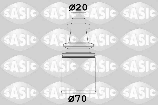 Do koszyka Osłona przegubu homokinetycznego półosi przedniej wewnętrzna Peugeot 205 II 20A, C