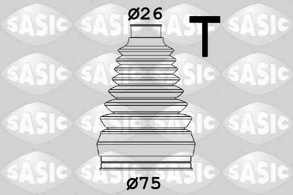 Osłona przegubu homokinetycznego półosi przedniej wewnętrzna do Mercedes S  W220