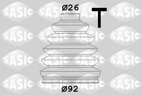 Osłona przegubu homokinetycznego półosi przedniej zewnętrzna do Alfa Romeo 159  939