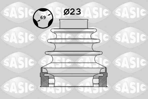 Osłona przegubu homokinetycznego półosi przedniej wewnętrzna VAG 1K0498201C cena, od 11,64 USD