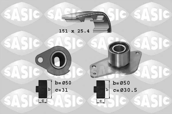 Pasek rozrządu, zestaw Renault Clio I hatchback (BC57, 5357) (1990 - 1998) cena, od 87,69 USD