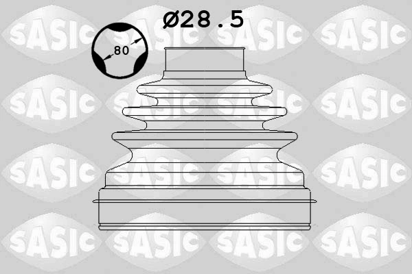 Osłona przegubu homokinetycznego półosi przedniej wewnętrzna Renault Koleos SUV (HY0) (2008 - 2026) cena, od 14,81 USD