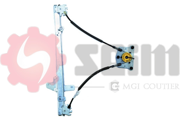 Mechanizm podnoszenia szyby drzwi przednich lewych Peugeot 407 SW kombi (6E) (2004 - 2011) cena, od 80,58 USD