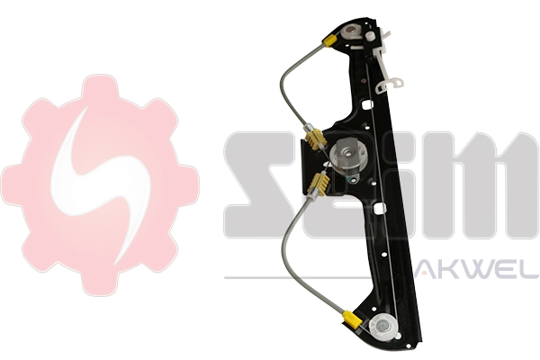 Mechanizm podnoszenia szyby drzwi przednich lewych 1689037280 General Motors