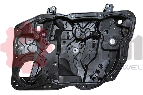 Mechanizm podnoszenia szyby drzwi przednich prawych do Volkswagen Touareg II 7P5, 7P6