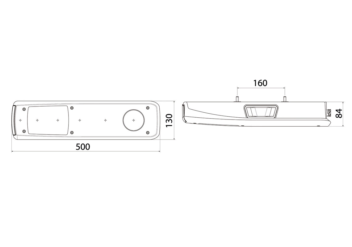 Lampa zespolona tylna prawa do Renault Trucks MAGNUM IV 
