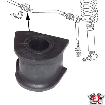 Tuleja stabilizatora przedniego do Volkswagen Transporter T3 24, 25, 251