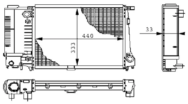 Chłodnica silnika CR264000S Mahle Original