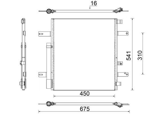 Chłodnica klimatyzacji AC853000S Mahle Original