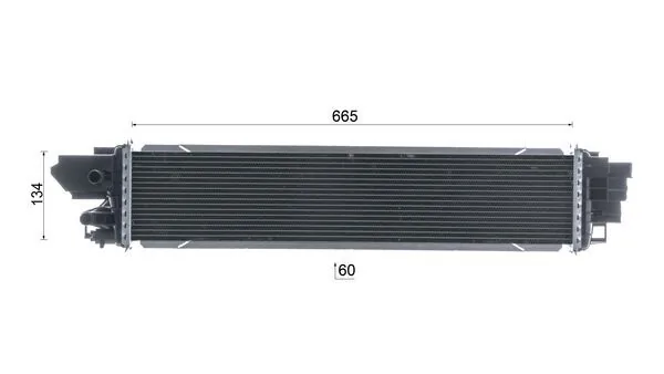 Chłodnica intercoolera Mahle Original CI664000P