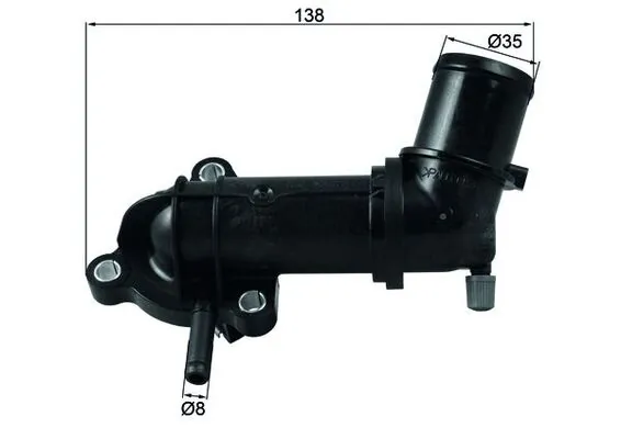 Obudowa termostatu Saab 9-5