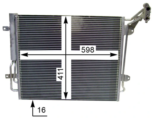 Chłodnica klimatyzacji Mahle Original AC849000S cena, od 159,71 USD