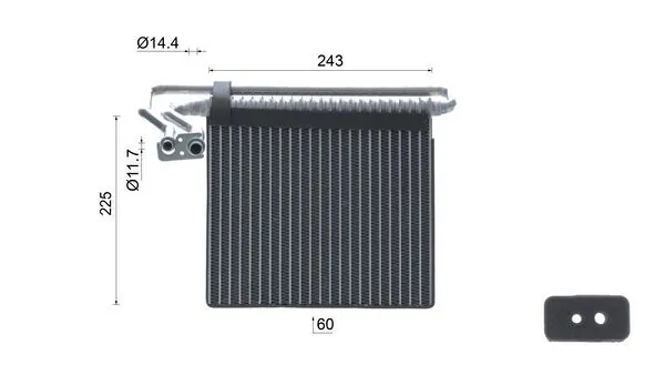 Parownik klimatyzacji Ford Focus III hatchback (CB8) (2010 - 2020) cena, od 77,93 USD