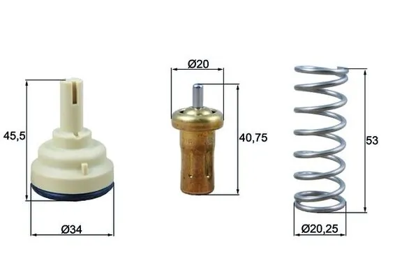 TX20980D Mahle Original Termostat