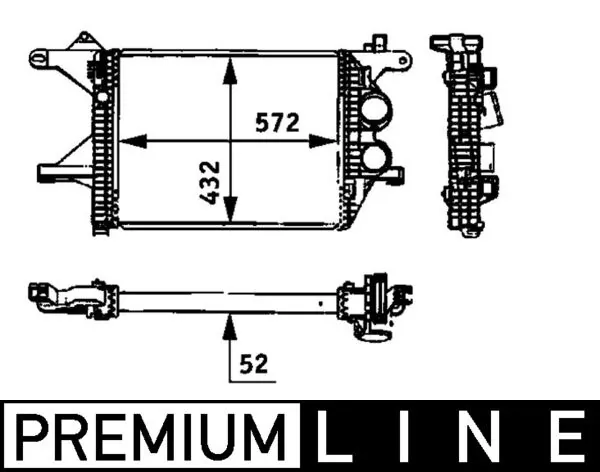 Chłodnica intercoolera Mercedes Benz Truck Vario awangarda (667) (1996 - 2013) cena, od 545,71 USD