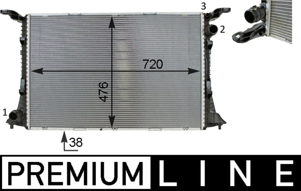 CR82000P Mahle Original