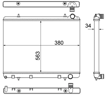 Chłodnica silnika CR2033000S Mahle Original