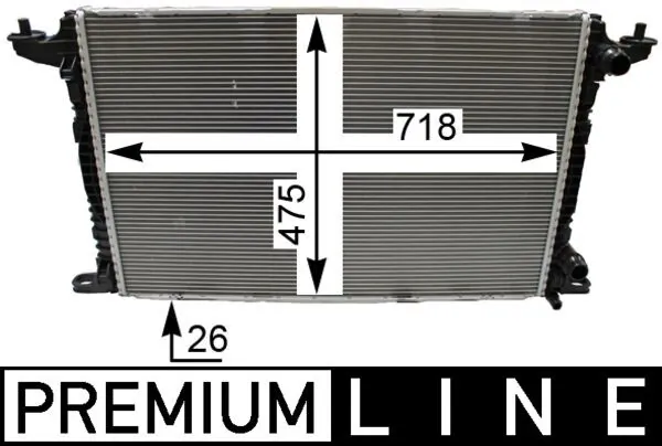 Chłodnica silnika Mahle Original CR2179000P cena, od 159,82 USD