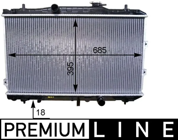 CR1468000P Mahle Original Chłodnica silnika