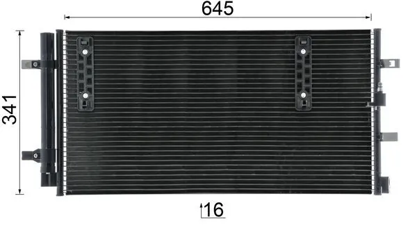 AC457000P Mahle Original Chłodnica klimatyzacji