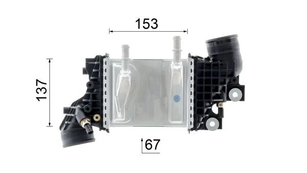 CI663000P Mahle Original Chłodnica intercoolera