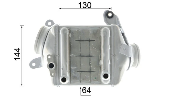 2025J81X Polcar Chłodnica intercoolera