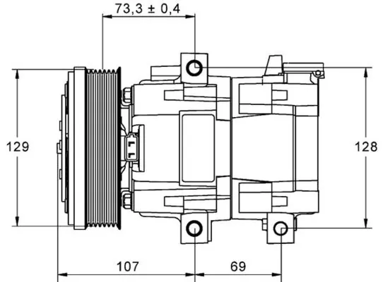 ACP855000P Mahle Original Sprężarka klimatyzacji