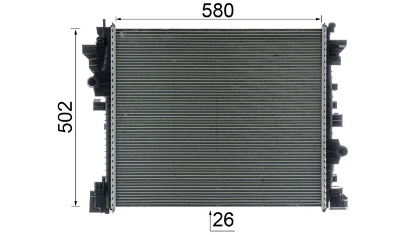 CR2598000P Mahle Original Chłodnica silnika dodatkowa