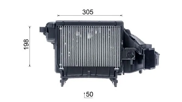 Parownik klimatyzacji Mahle Original AE205000P