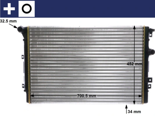 Do koszyka CR2032000S Mahle Original Chłodnica silnika