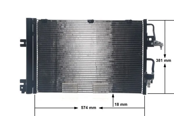 Chłodnica klimatyzacji Mahle Original AC377001S