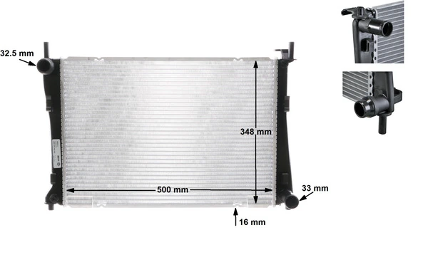 Do koszyka CR1355000S Mahle Original Chłodnica silnika