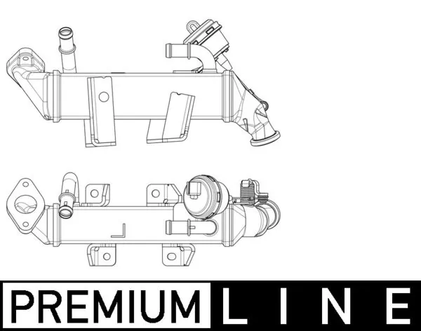 CE19000P Mahle Original Chłodnica układu recyrkulacji spalin EGR