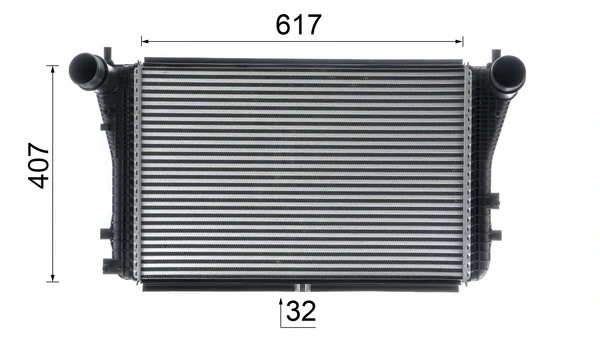 CI207000P Mahle Original Chłodnica intercoolera