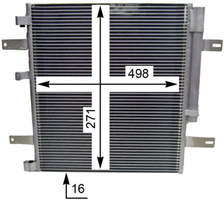 Chłodnica klimatyzacji Mahle Original AC853000S cena, od 173,49 USD
