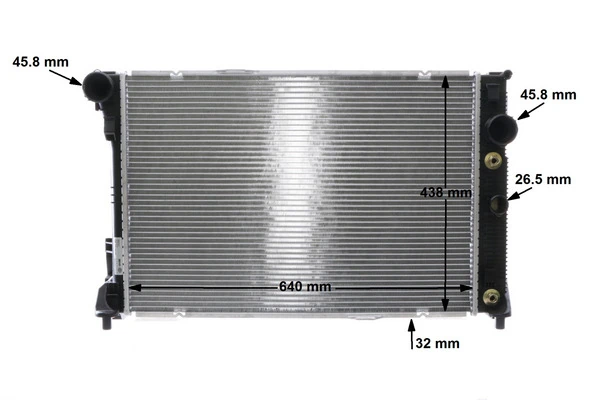 Chłodnica silnika Mahle Original CR1176000S cena, od 186,61 USD