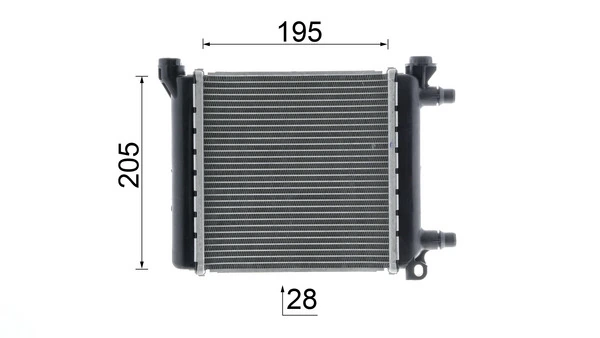 Chłodnica silnika dodatkowa Mahle Original CR2642000P