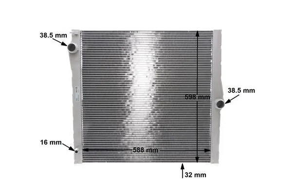 Chłodnica silnika Mahle Original CR1050000S cena, od 270,66 USD