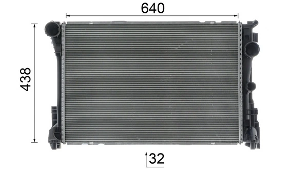 CR1684000P Mahle Original Chłodnica silnika