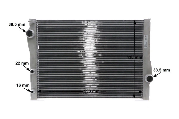 Chłodnica silnika Mahle Original CR1049000S cena, od 228,02 USD
