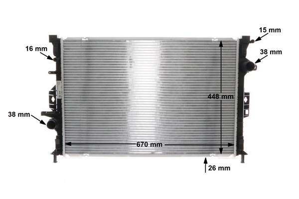 Chłodnica silnika Mahle Original CR1748000S cena, od 110,70 USD