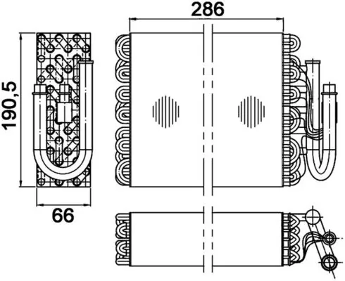 Parownik klimatyzacji BMW 3 E36