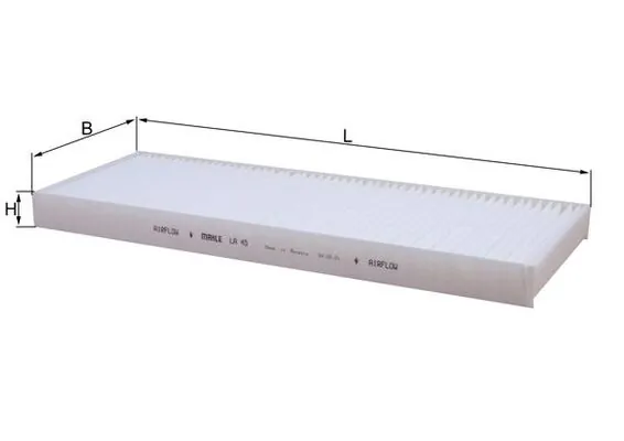Filtr kabiny Mahle Original LA45 cena, od 8,47 USD