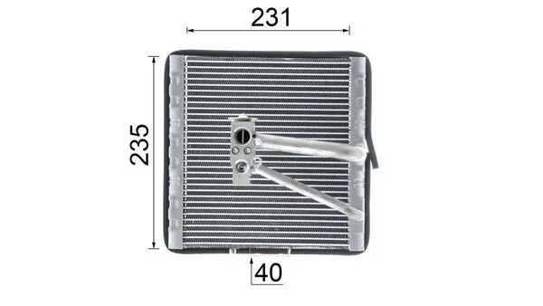 AE93000P Mahle Original Parownik klimatyzacji
